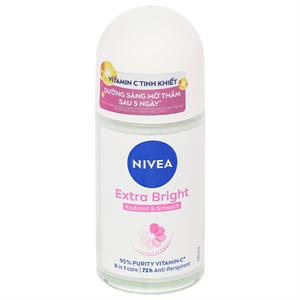 Lăn ngăn mùi Nivea Extra Bright sáng mịn